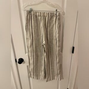 EUC 100% Linen Chico Design Boho Pants